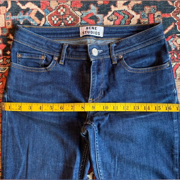 Acne Jeans Low Raw Reform Skinny, Size 28 - Picture 7 of 8